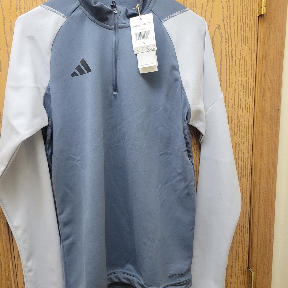 Adidas Two-Tone Half-Zip Pullover - Picture 4 of 8